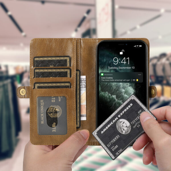 Apple Einfarbig PU Einfach Handyhülle – Bild 2